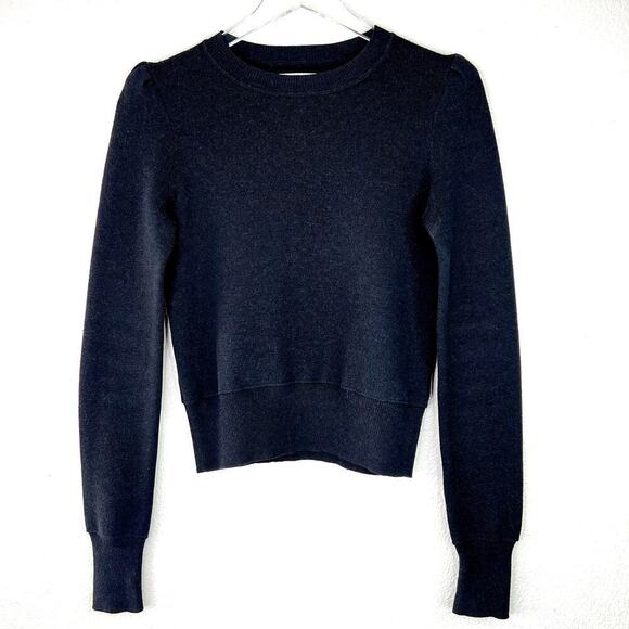 Isabel Marant Benton Double Regular Sweater Pullover Wool Blend Shoulder Pad 36 - Picture 1 of 9